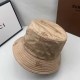 Khaki Street Simplicity Embroidery Letter Hat