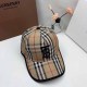Black Street Simplicity Letter Striped Embroidered Hat