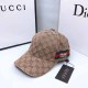Deep Coffee Street Simplicity Letter Patchwork Hat