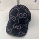 Black Street Simplicity Letter Patchwork Hat