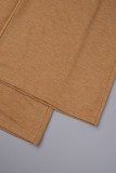Pink Casual Solid Basic O Neck Short Sleeve Two Pieces