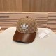 Brown Street Simplicity Letter Embroidered Patchwork Hat