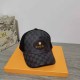 Black Street Simplicity Letter Patchwork Hat