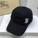 Black Street Simplicity Letter Embroidered Hat