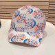 White Street Simplicity Letter Patchwork Hat