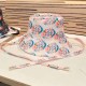 White Street Simplicity Letter Patchwork Hat