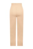 Ink Green Casual Solid Basic Regular High Waist Conventional Solid Color Trousers