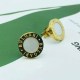 Gold Simplicity Letter Patchwork Earrings