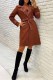 Orange Celebrities Print Patchwork Letter Turndown Collar Outerwear