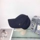 Black Street Simplicity Letter Patchwork Hat