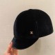 Black Street Simplicity Letter Patchwork Hat