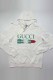Cream White Casual Print Letter Hooded Collar Tops