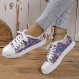 Pink Casual Daily Patchwork Printing Round Comfortable Shoes