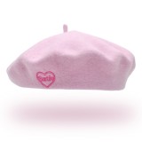 Pink Casual Sportswear Letter Embroidered Hat