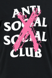 Black Casual Vintage Print Patchwork O Neck T-Shirts
