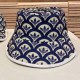 Blue Street Simplicity Letter Geometric Patchwork Hat