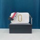 White Street Simplicity Letter Geometric Patchwork Zipper Bags(Without Box)