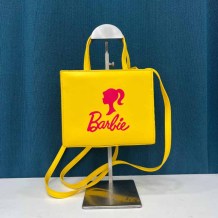 Yellow Street Simplicity Print Letter Bags