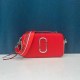 Red Street Simplicity Letter Patchwork Zipper Bags