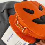 Orange Casual Patchwork Contrast Bags