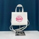 White Street Simplicity Print Letter Bags