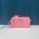Pink Street Simplicity Letter Patchwork Zipper Bags