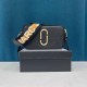Black Yellow Street Simplicity Letter Geometric Patchwork Zipper Bags(Without Box)