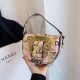 Pink Street Elegant Letter Patchwork Bags