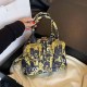 Black Street Elegant Letter Patchwork Bags