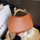 Light Brown Simplicity Letter Patchwork Bags