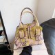 Pink Street Elegant Letter Patchwork Bags