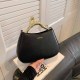Black Simplicity Letter Patchwork Bags