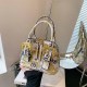 White Street Elegant Letter Patchwork Bags
