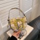 White Street Elegant Letter Patchwork Bags