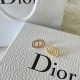 Gold Simplicity Letter Patchwork Earrings