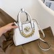 White Simplicity Figure Chains Bags