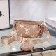 Khaki Street Simplicity Letter Patchwork Chains Bags