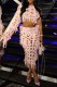 Pink Sexy Solid Hollowed Out O Neck Long Sleeve Two Pieces
