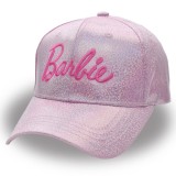 Pink Casual Letter Embroidery Patchwork Hat