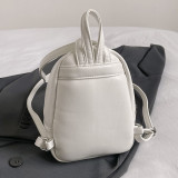 White Casual Patchwork Contrast Bags