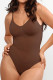 Brown Sexy Solid Patchwork Backless Sports