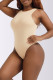 Apricot Sexy Street Solid Patchwork Sports