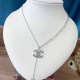 Silver Simplicity Letter Chains Necklaces
