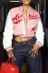 Pink Casual Patchwork Contrast Zipper Collar Outerwear