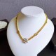 Gold Elegant Letter Chains Necklaces