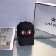 Black Street Letter Patchwork Hat
