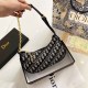 Black Casual Letter Patchwork Chains Bags