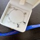 Silver Simplicity Letter Chains Bracelets