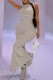 Grey Casual Solid Slit Hooded Collar Long Dress Dresses