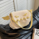 White Casual Patchwork Contrast Bags